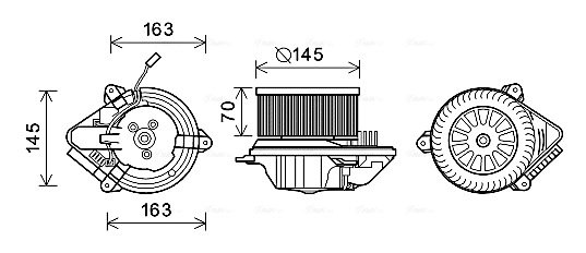 Ventilator habitaclu Ava Quality Cooling CN8515