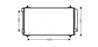 RADIATOR CLIMATIZARE AVA QUALITY COOLING CNA5271D - Compatibil cu CITROEN, FIAT, LANCIA, PEUGEOT