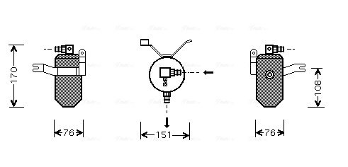 Uscator aer conditionat Ava Quality Cooling CND184