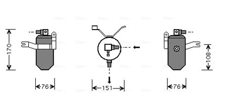 Uscator aer conditionat Ava Quality Cooling CND184