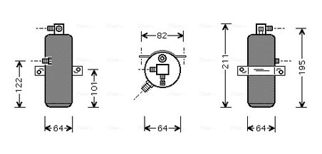 USCATOR AER CONDITIONAT AVA QUALITY COOLING CND202 - Compatibil cu CITROEN, PEUGEOT