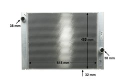 RADIATOR RACIRE MOTOR MAHLE CR 1067 000P - Compatibil cu BMW