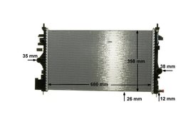 Radiator racire motor MAHLE CR 1102 000P