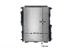 RADIATOR RACIRE MOTOR MAHLE CR 1181 000S - Compatibil cu FORD
