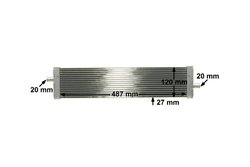 RADIATOR RACIRE MOTOR MAHLE CR 1185 000P - Compatibil cu AUDI, PORSCHE, VW