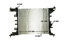 Radiator racire motor MAHLE CR 1187 000P