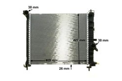 Radiator racire motor MAHLE CR 1188 000P