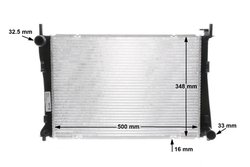 Radiator racire motor MAHLE CR 1355 000S