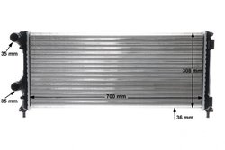 Radiator racire motor MAHLE CR 1448 000S