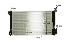 Radiator racire motor MAHLE CR 1529 000S
