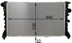 RADIATOR RACIRE MOTOR MAHLE CR 1772 000P - Compatibil cu MERCEDES-BENZ