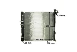 RADIATOR RACIRE MOTOR MAHLE CR 1892 000S - Compatibil cu HYUNDAI, KIA