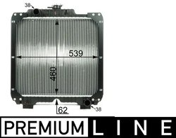 Radiator racire motor MAHLE CR 1936 000P