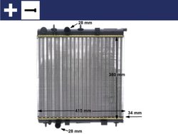 Radiator racire motor MAHLE CR 2036 000S