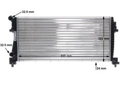 RADIATOR RACIRE MOTOR MAHLE CR 2057 000S - Compatibil cu AUDI, NISSAN, SEAT, SKODA, VW