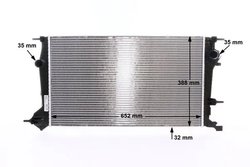 RADIATOR RACIRE MOTOR MAHLE CR 24 000S - Compatibil cu RENAULT