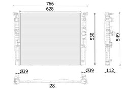 RADIATOR RACIRE MOTOR MAHLE CR 2630 000P - Compatibil cu BMW