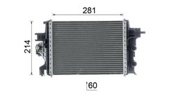 RADIATOR RACIRE MOTOR MAHLE CR 2634 000P - Compatibil cu RENAULT