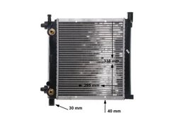 Radiator racire motor MAHLE CR 276 000S