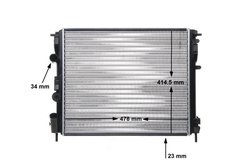Radiator racire motor MAHLE CR 35 000S