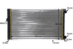 RADIATOR RACIRE MOTOR MAHLE CR 366 000S - Compatibil cu VW