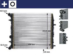Radiator racire motor MAHLE CR 454 000S
