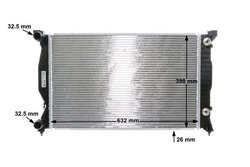 Radiator racire motor MAHLE CR 484 000S