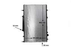 Radiator racire motor MAHLE CR 503 000S