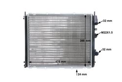 RADIATOR RACIRE MOTOR MAHLE CR 510 000S - Compatibil cu RENAULT
