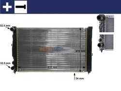 Radiator racire motor MAHLE CR 647 000S