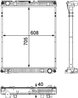 RADIATOR RACIRE MOTOR MAHLE CR 784 000P - Compatibil cu MAN