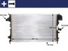 RADIATOR RACIRE MOTOR MAHLE CR 8 000S - Compatibil cu FIAT, OPEL, VAUXHALL