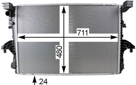 Radiator racire motor MAHLE CR 805 000P