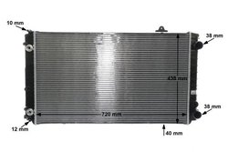 RADIATOR RACIRE MOTOR MAHLE CR 853 000S - Compatibil cu AUDI
