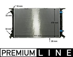 Radiator racire motor MAHLE CR 910 000P