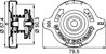 BUSON RADIATOR MAHLE CRB 14 000P - Compatibil cu PORSCHE