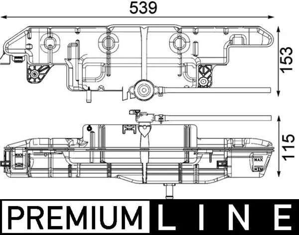 Vas expansiune lichid racire MAHLE CRT 100 000P