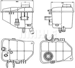 Vas expansiune lichid racire MAHLE CRT 126 000S