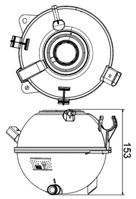 Vas expansiune lichid racire MAHLE CRT 19 000S