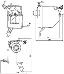 Vas expansiune lichid racire MAHLE CRT 205 000S