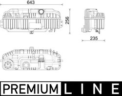 Vas expansiune lichid racire MAHLE CRT 241 000P