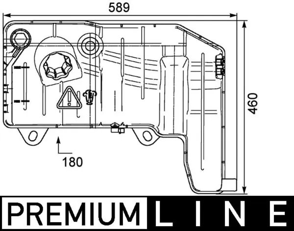 VAS EXPANSIUNE LICHID RACIRE MAHLE CRT 55 000P - Compatibil cu IRISBUS, IVECO