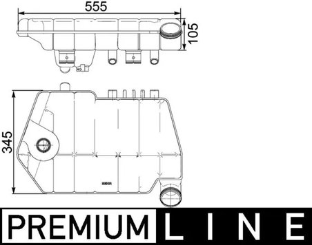 VAS EXPANSIUNE LICHID RACIRE MAHLE CRT 66 000P - Compatibil cu DAF