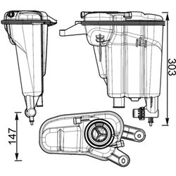 Vas expansiune lichid racire MAHLE CRT 95 000S