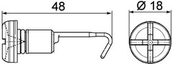 Surub, buson radiator MAHLE CRX 49 000P