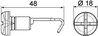 SURUB, BUSON RADIATOR MAHLE CRX 49 000P - Compatibil cu PORSCHE