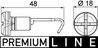 SURUB, BUSON RADIATOR MAHLE CRX 49 000P - Compatibil cu PORSCHE