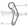 Set distributie curea CONTINENTAL CT1048K1