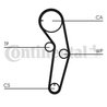 SET DISTRIBUTIE CUREA CONTINENTAL CT1053K1 - Compatibil cu MITSUBISHI