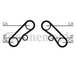 CUREA DISTRIBUTIE CONTINENTAL CT1074 - Compatibil cu KIA